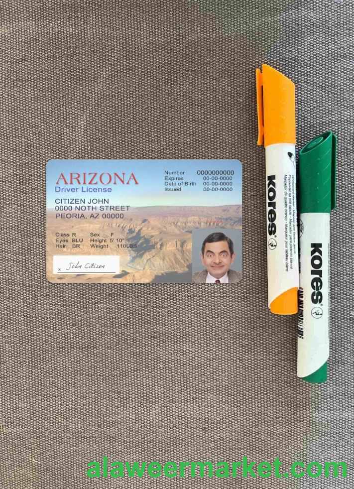 USA Arizona driving license version 2 photolook FRONT